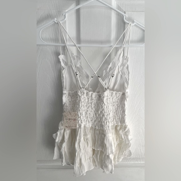Free People Adella White Top, Size XS NWT - Picture 4 of 5